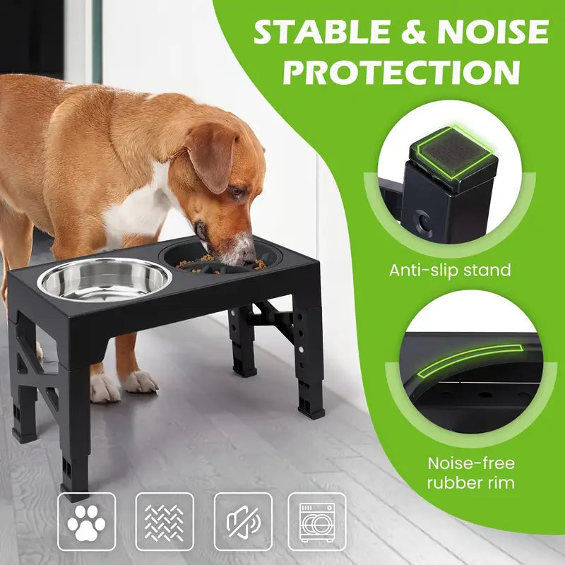 Pawsh Ride™ ElevateFeast Bowl Set