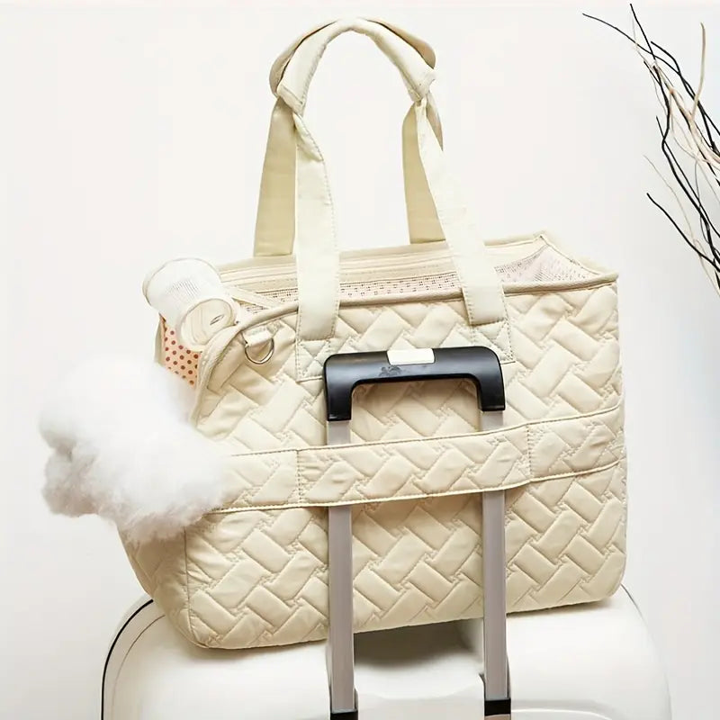 Pawsh Ride™ Quilted Travel Tote