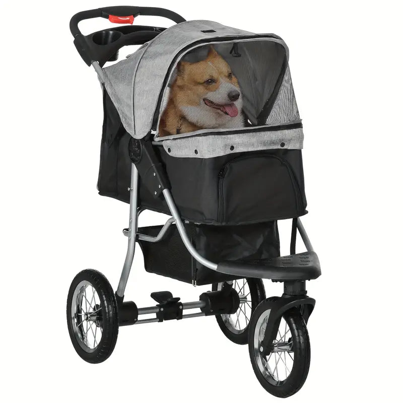 PawshRide™ LuxeFold Travel Stroller