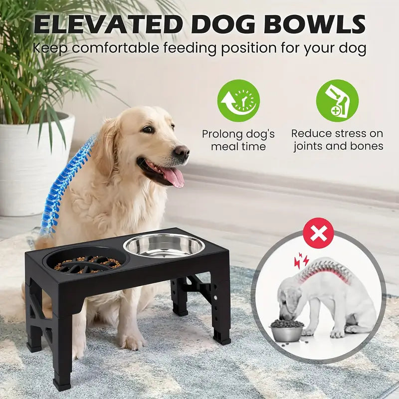 Pawsh Ride™ ElevateFeast Bowl Set